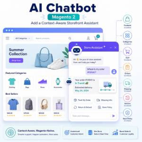 Magento 2 AI Chatbot Extension: Add a Context-Aware Storefront Assistant