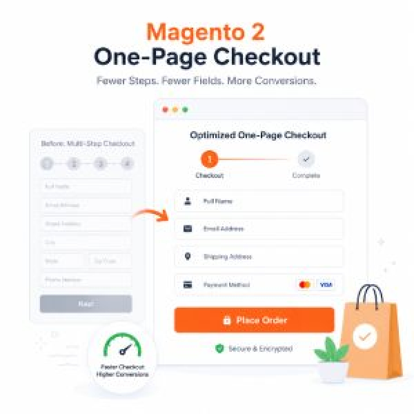 Magento 2 One Page Checkout Optimization: Reduce Steps, Fields, and Friction
