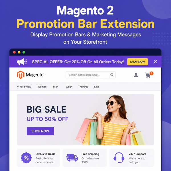 Best Ways to Use Promotion Bars in Magento 2