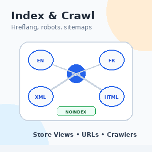 Magento 2 Crawl and Indexing SEO: Hreflang, Robots Meta, XML Sitemap, and HTML Sitemap