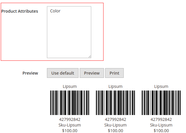Barcode extension